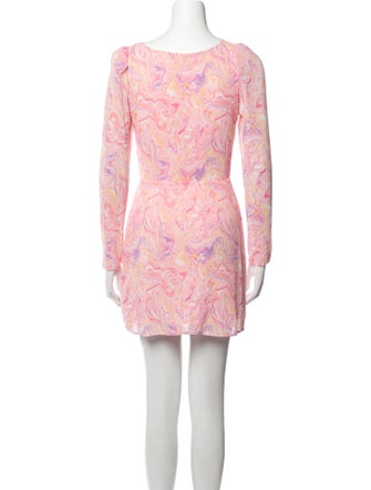 LoveShackFancy Printed Mini Dress