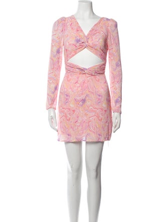 LoveShackFancy Paisley Print Mini Dress