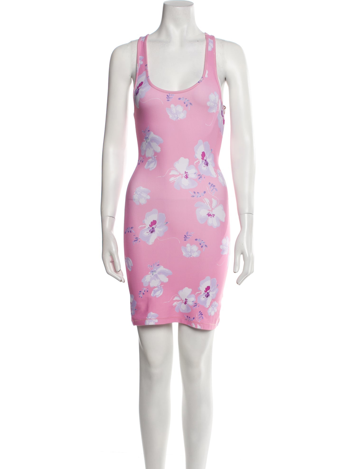 LoveShackFancy Floral Print Mini Dress