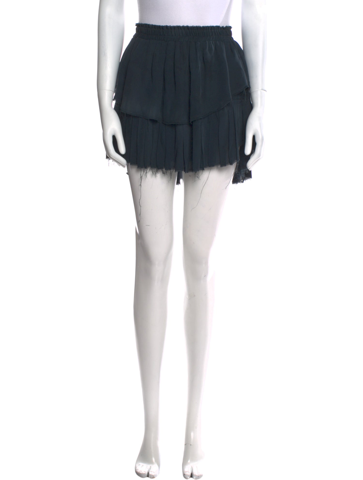 LoveShackFancy Silk Mini Skirt