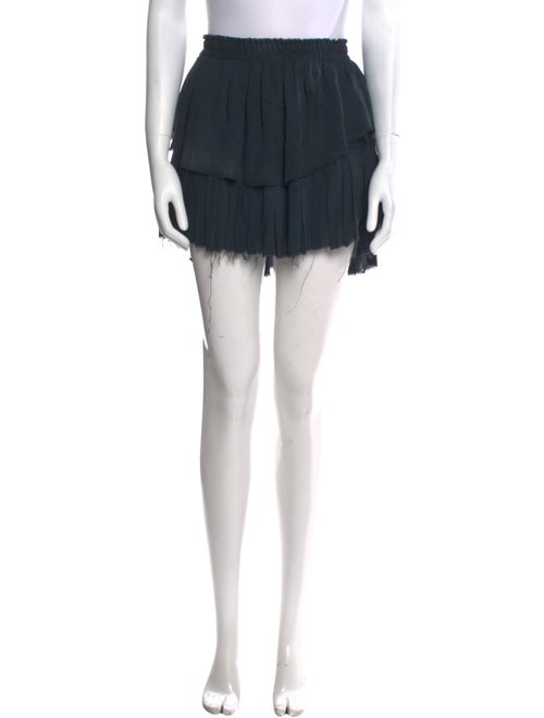 LoveShackFancy Silk Mini Skirt