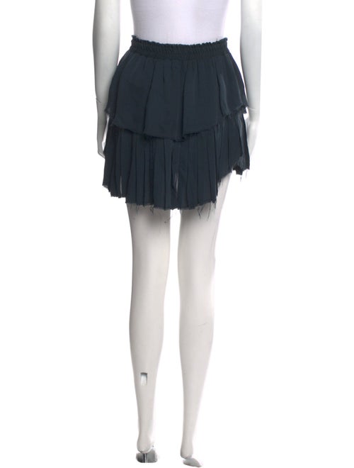 LoveShackFancy Silk Mini Skirt