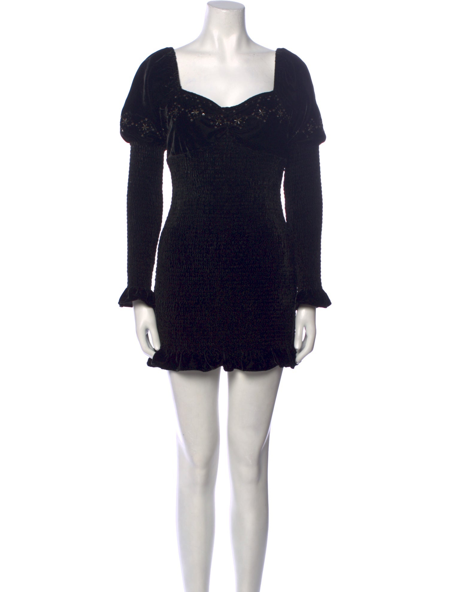 LoveShackFancy Square Neckline Mini Dress w/ Tags