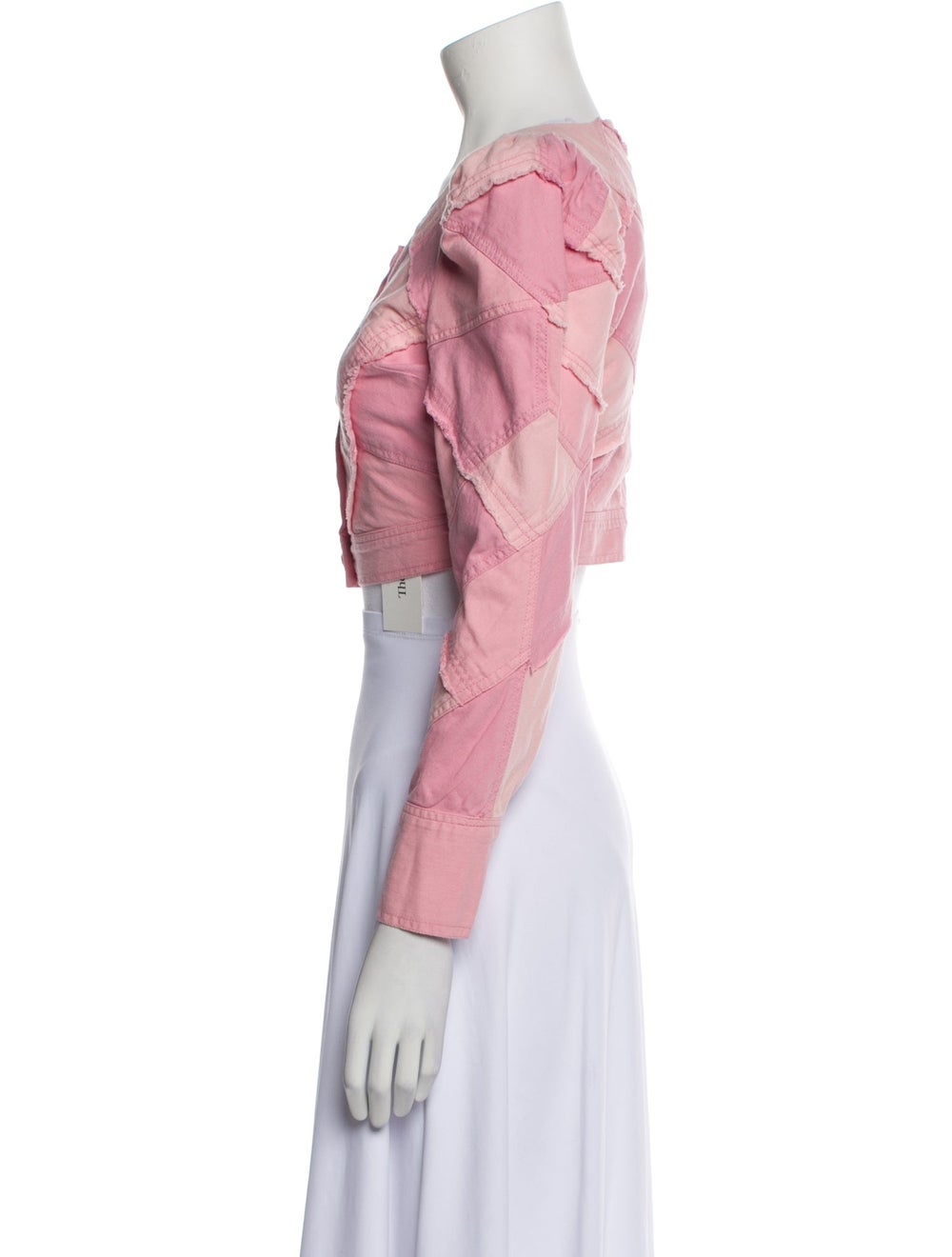 LoveShackFancy Patterned Denim Jacket - image 2