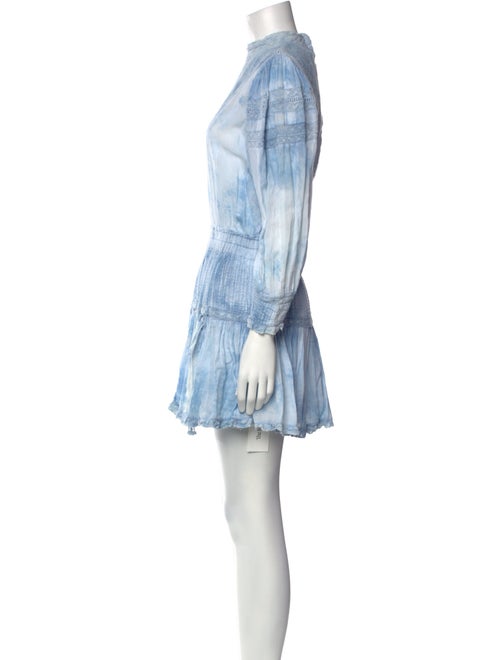 LoveShackFancy Tie-Dye Print Mini Dress