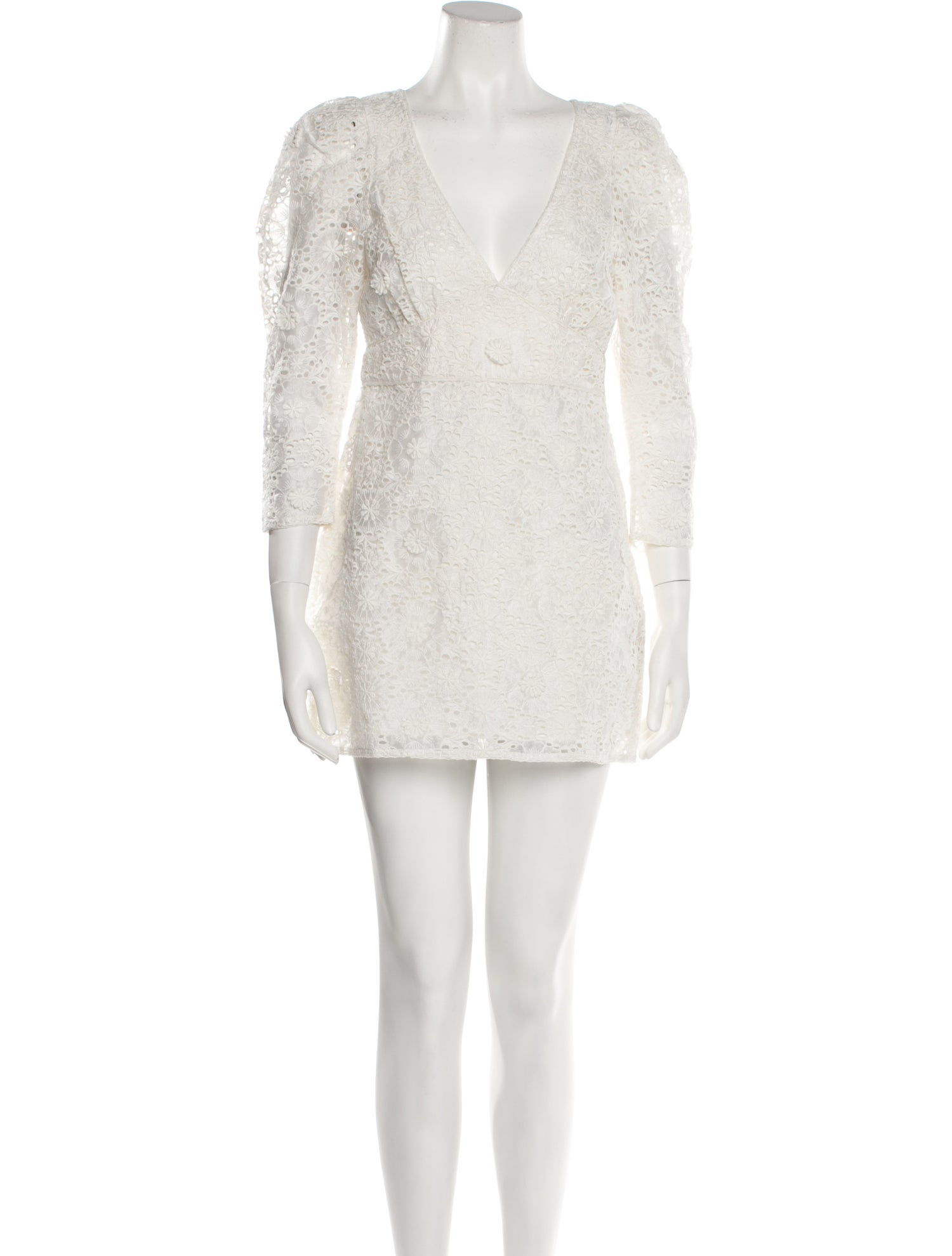 LoveShackFancy Lace Pattern Mini Dress w/ Tags