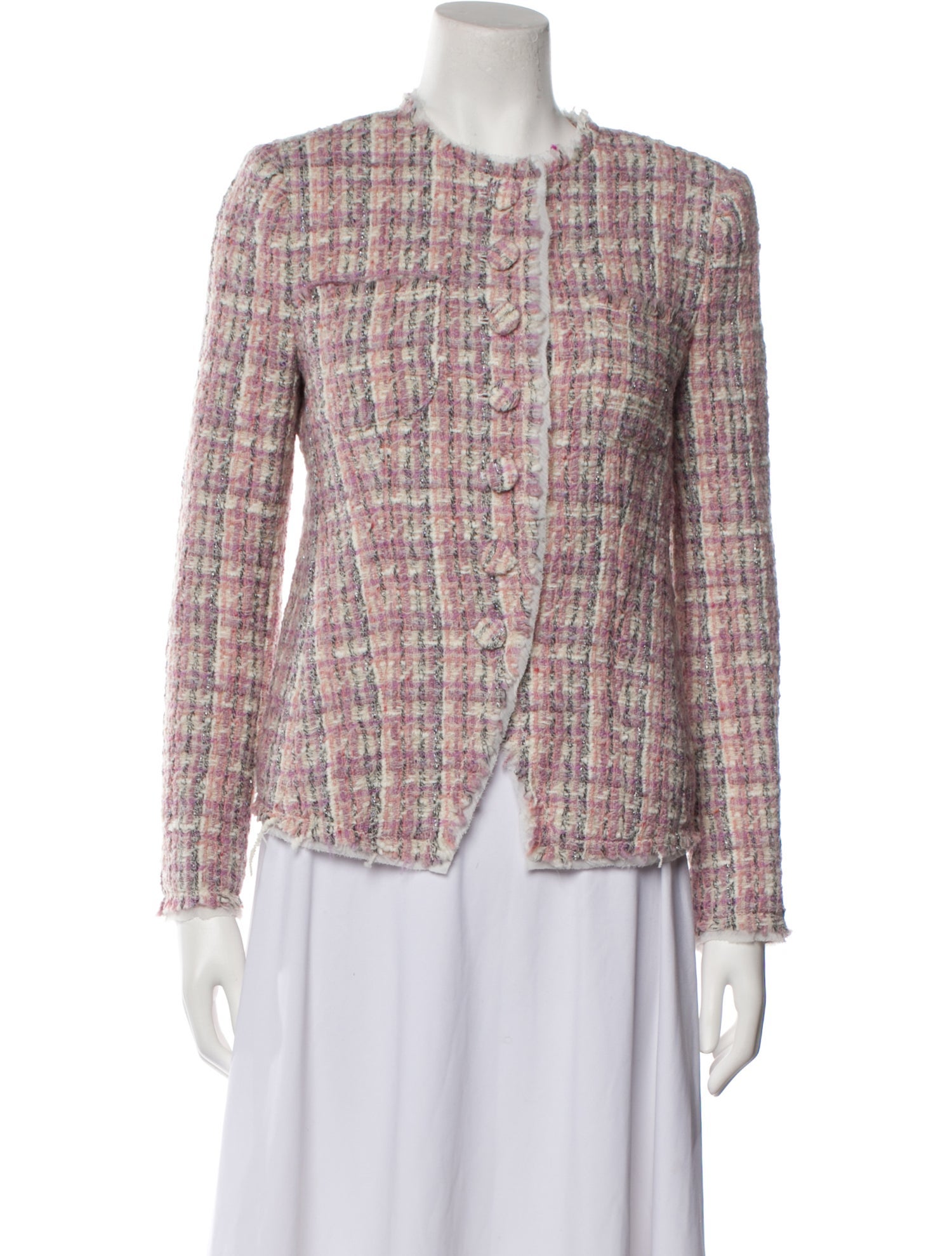 LoveShackFancy Wool Tweed Pattern Evening Jacket w/ Tags