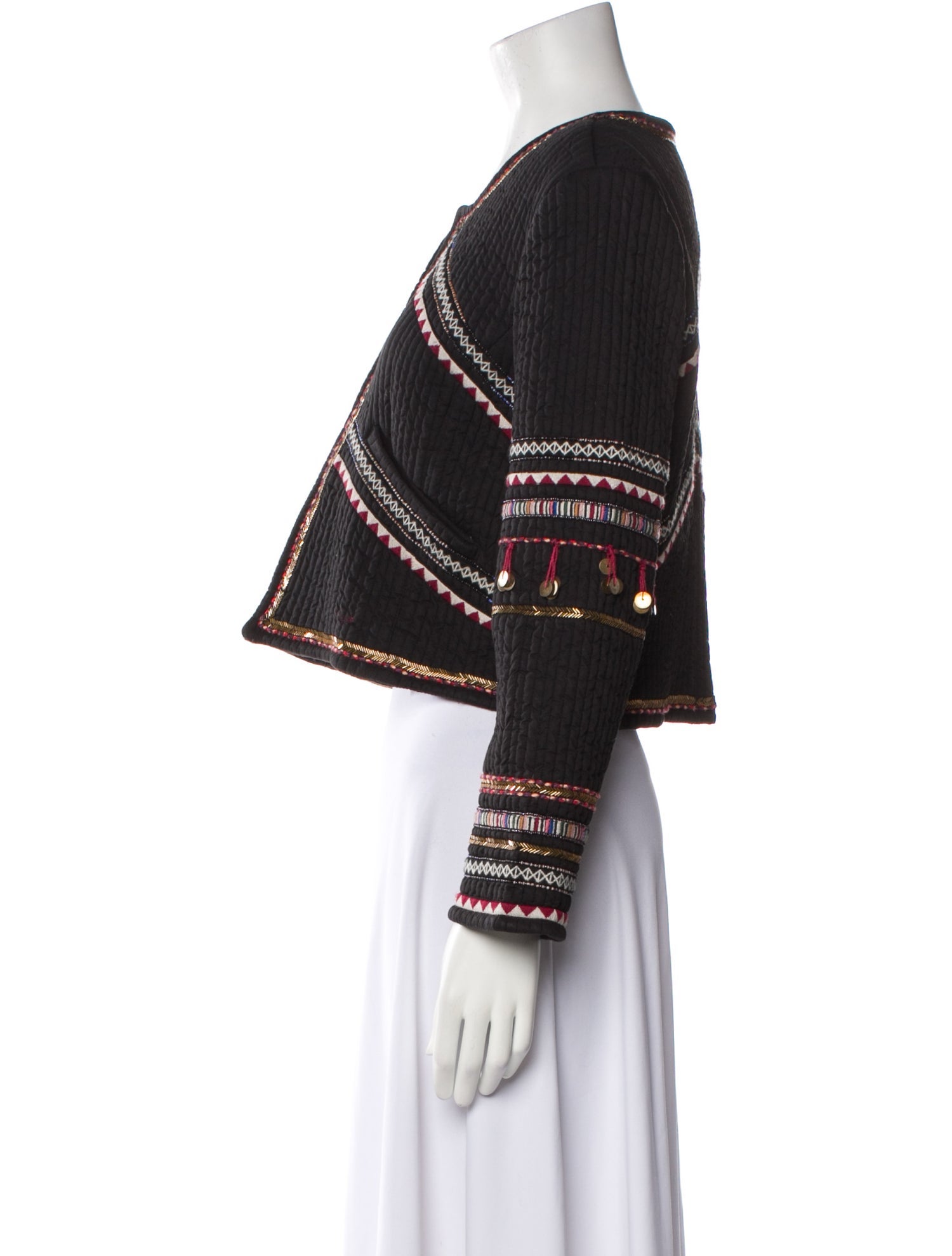 LoveShackFancy Patterned Evening Jacket