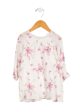 LoveShackFancy Printed Long Sleeve Dress