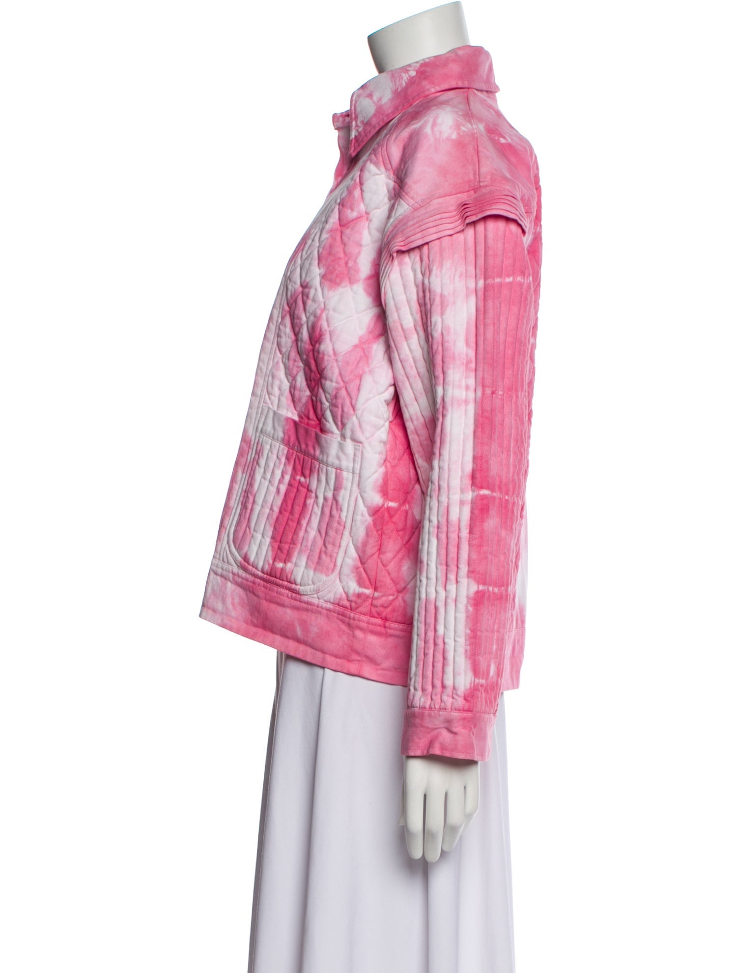 LoveShackFancy Printed Faux Fur Jacket