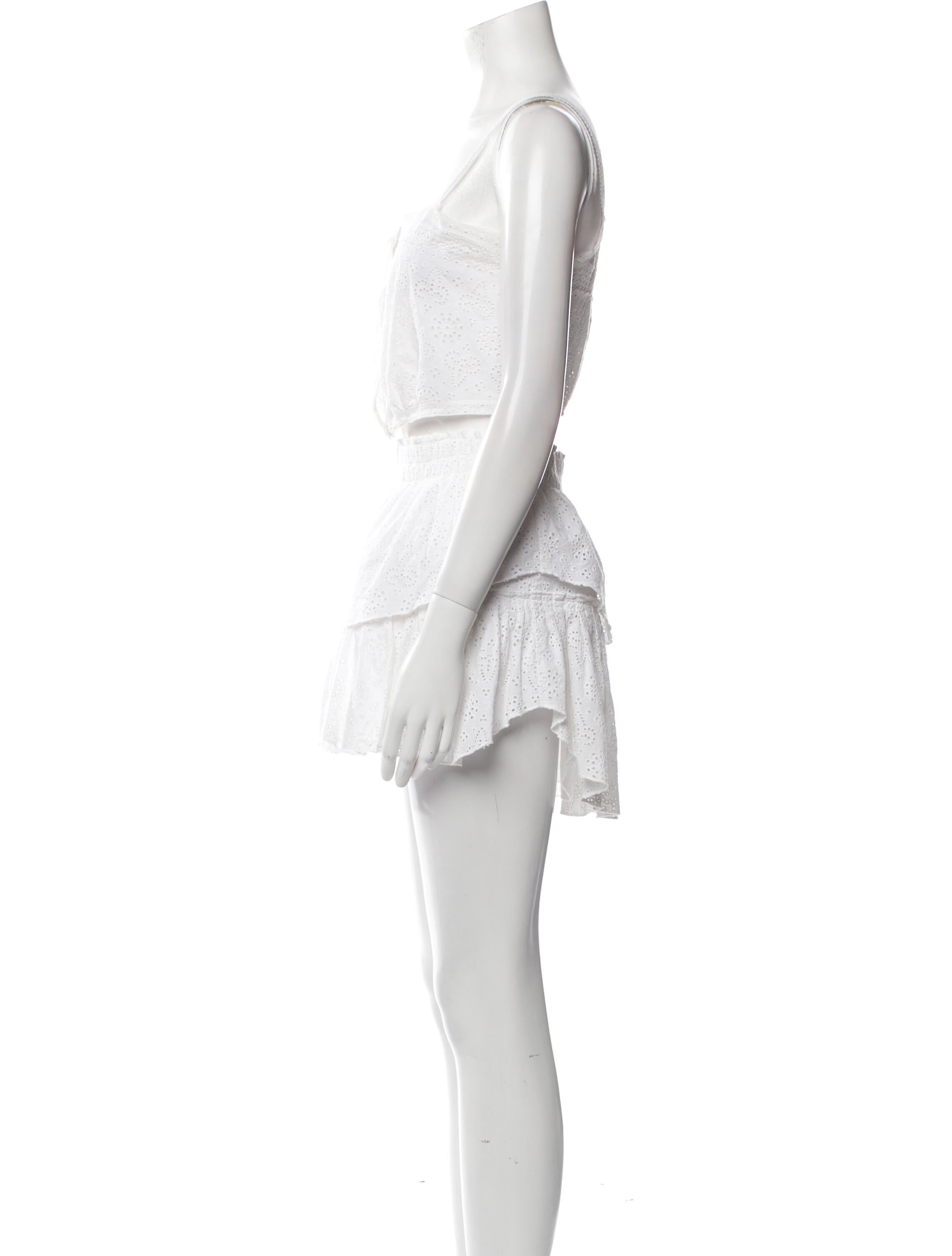 LoveShackFancy Lace Pattern Lace Trim Embellishment Set