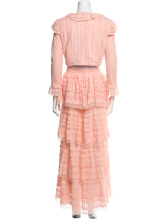 LoveShackFancy Lace Pattern Skirt Set