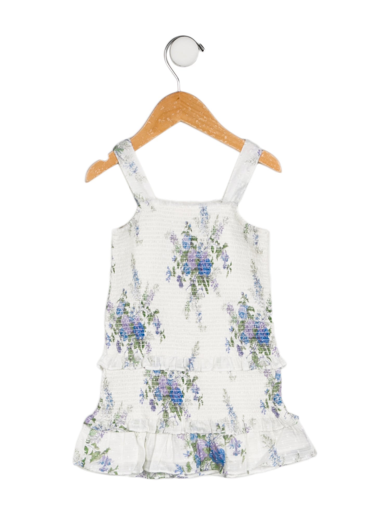 Tween Jeanna Floral Cotton Top Sunwashed Ivory - LoveShackFancy