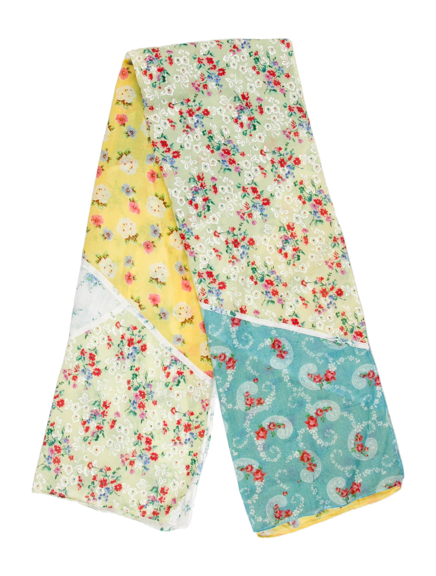 LoveShackFancy Floral Print Scarf
