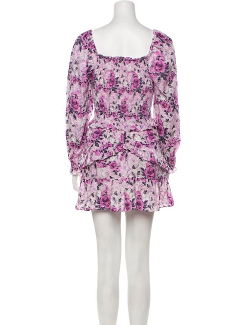 LoveShackFancy Floral Print Ruffle Embellishment Skirt Set