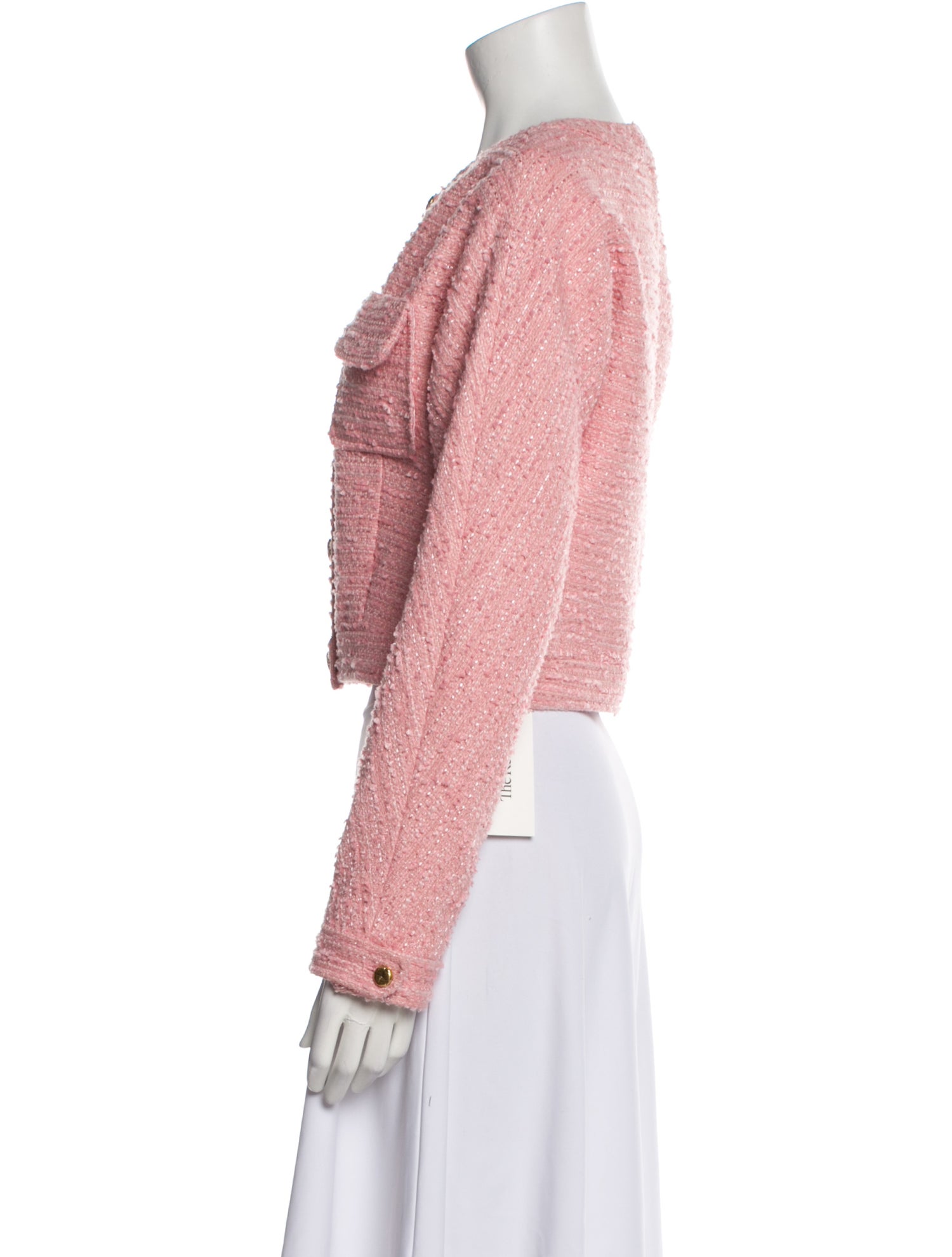 LoveShackFancy Tweed Pattern Jacket