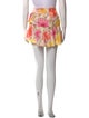 LoveShackFancy Floral Print Mini Skirt