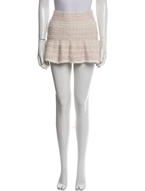 LoveShackFancy Mock Neck Mini Dress