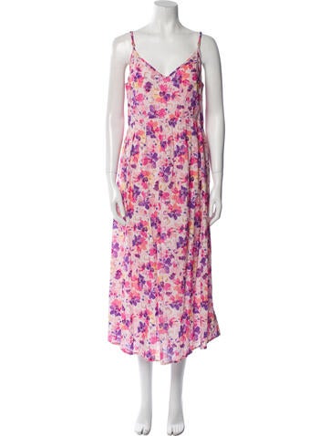 LoveShackFancy Dresses Floral Print Long Dress S