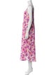 LoveShackFancy Floral Print Long Dress