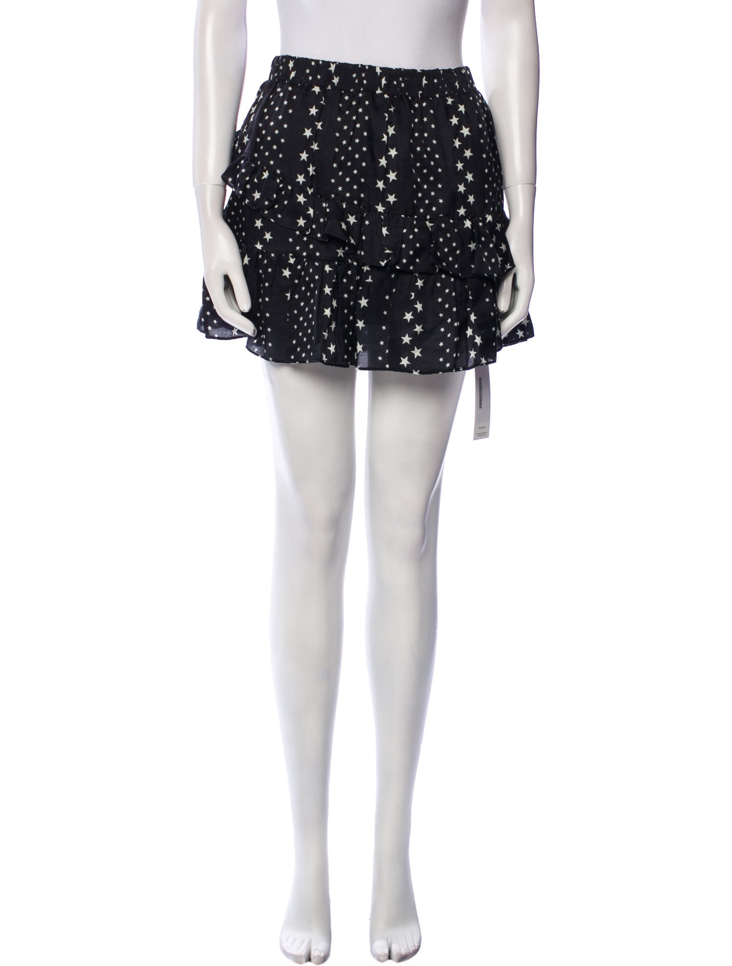 Saint Laurent Silk Mini Skirt w/ Tags - Black Skirts