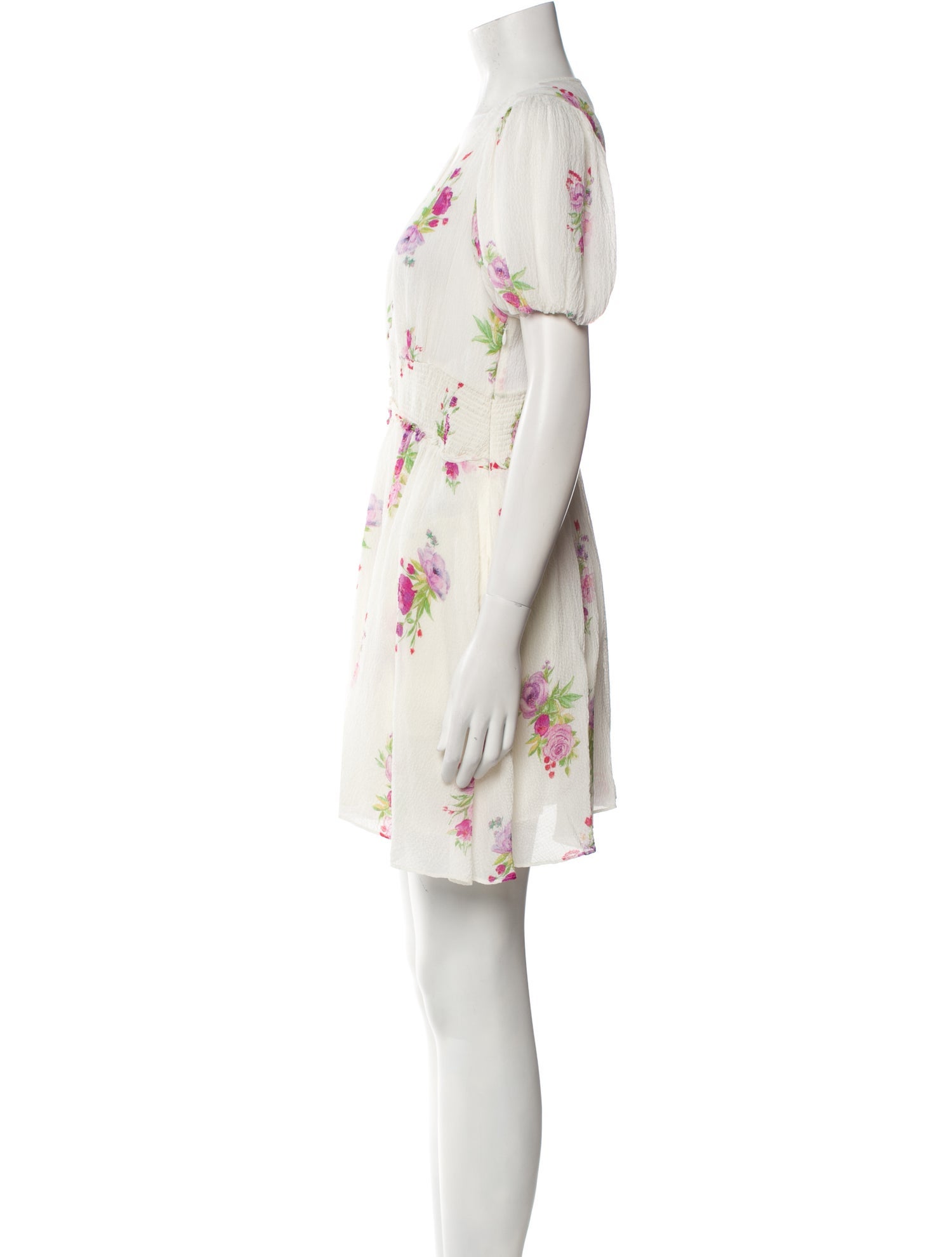 LoveShackFancy Silk Mini Dress