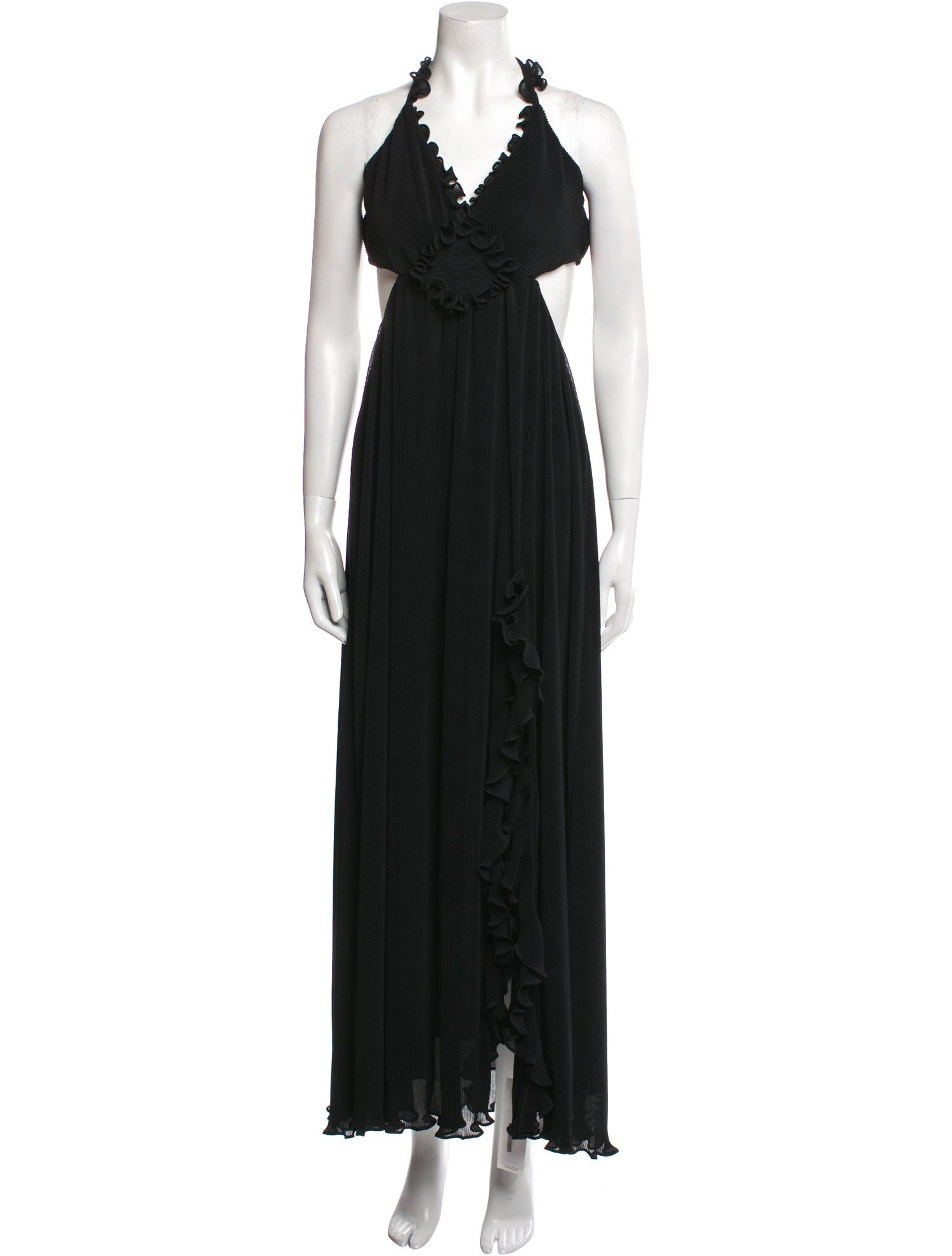 LoveShackFancy Halterneck Long Dress