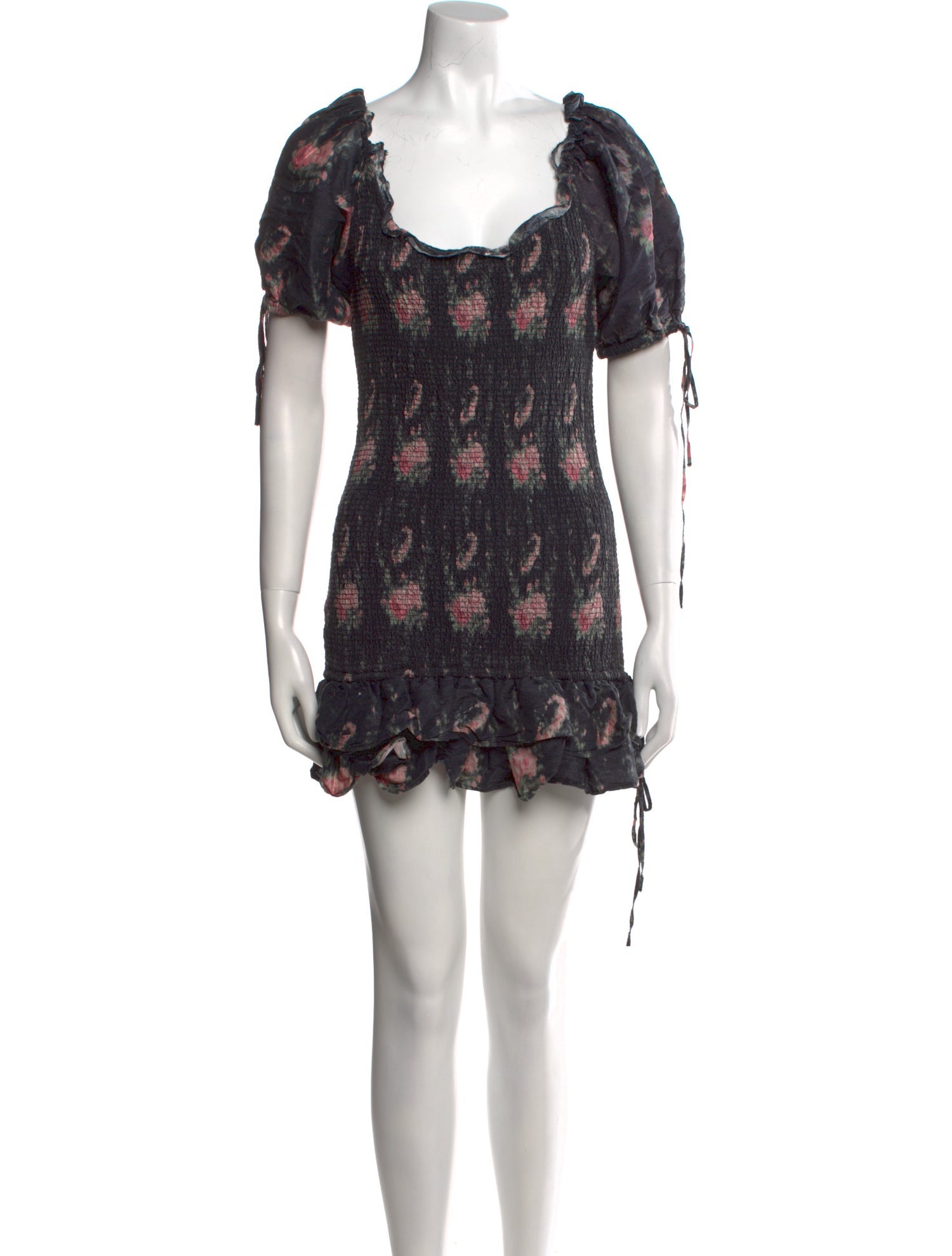 LoveShackFancy Silk Mini Dress