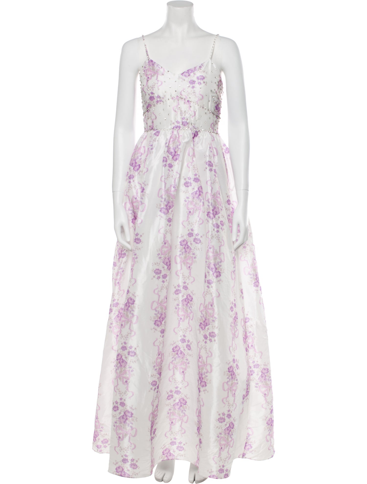 LoveShackFancy Floral Print Long Dress - White Dresses, Clothing ...