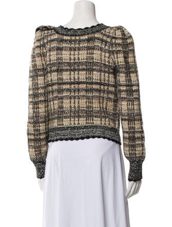 LoveShackFancy Nylon Tweed Pattern Jacket