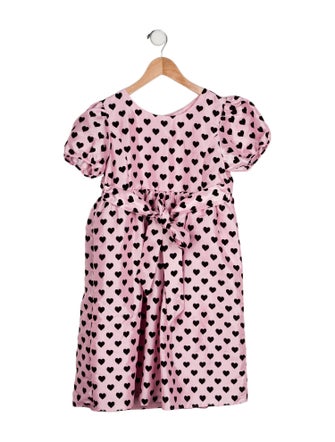 LoveShackFancy Girls Heart Pattern Dress