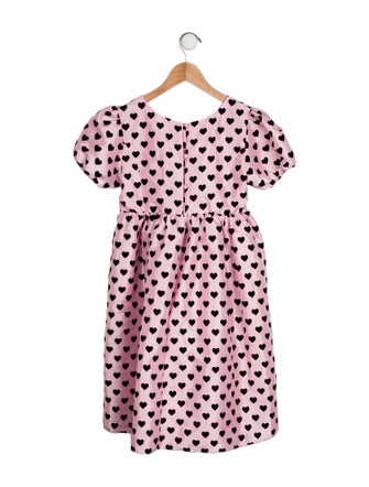 LoveShackFancy Girls Heart Pattern Dress