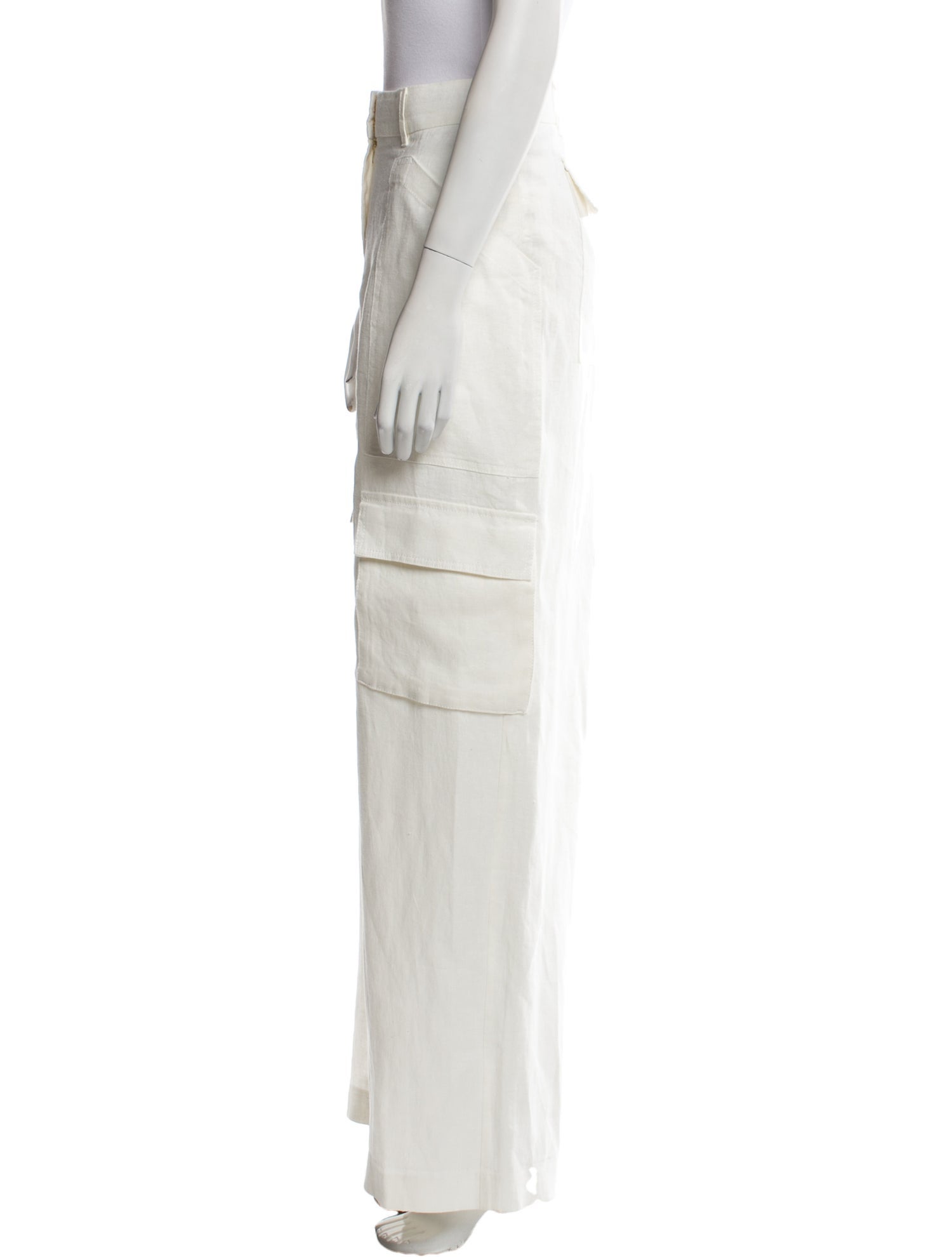 LoveShackFancy Linen Wide Leg Pants