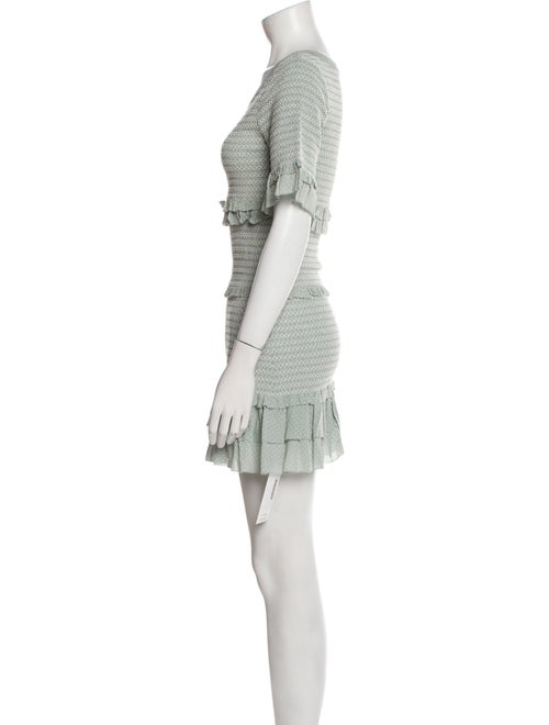LoveShackFancy Striped Mini Dress