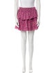 LoveShackFancy Floral Print Mini Skirt