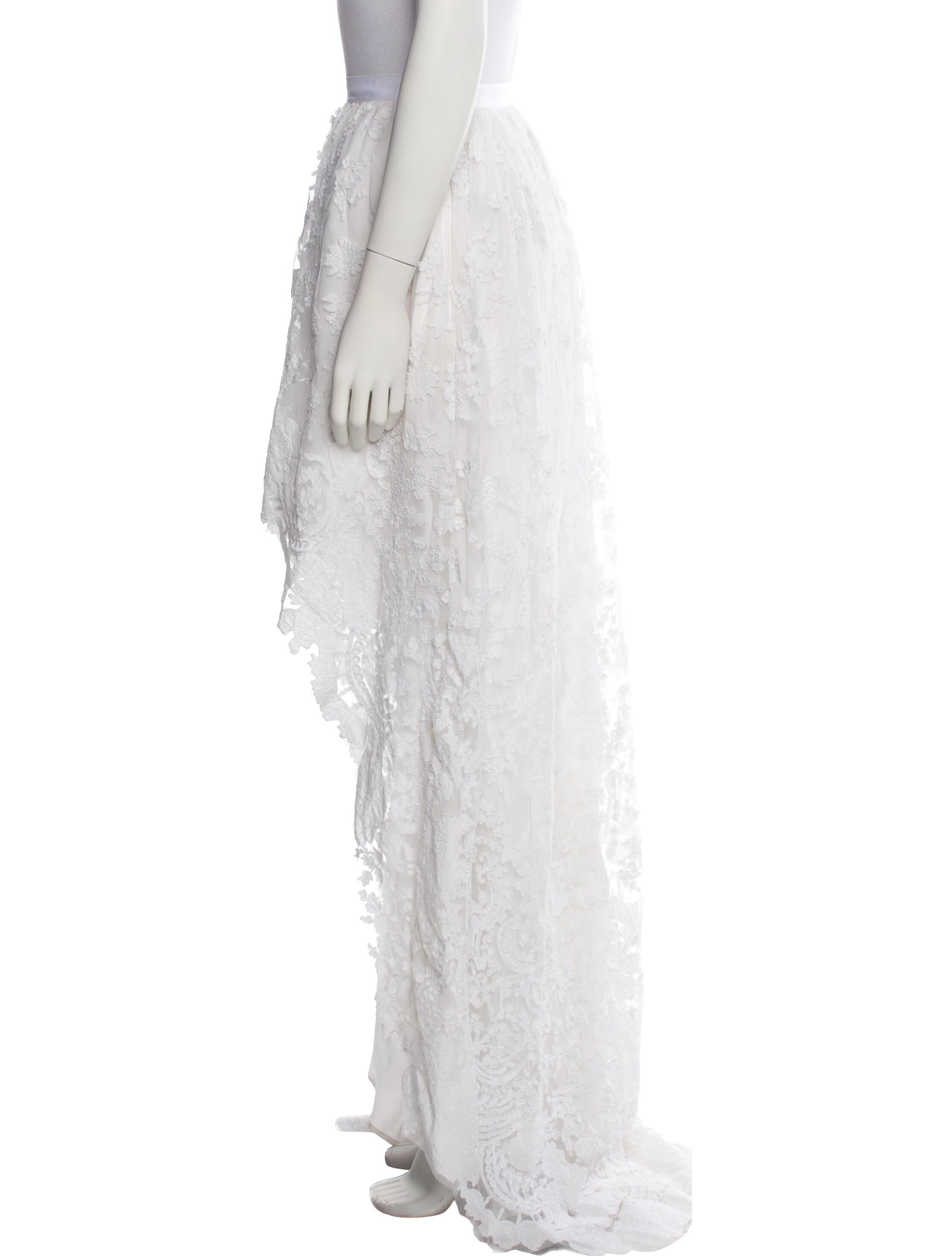 LoveShackFancy Nylon Long Skirt w/ Tags