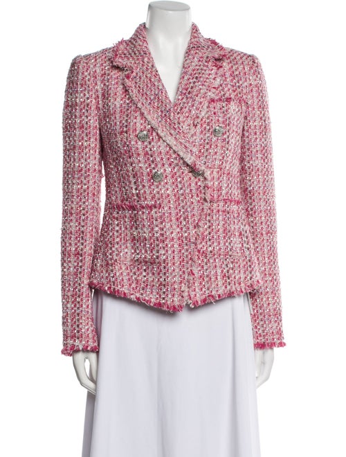 LoveShackFancy Tweed Pattern Blazer