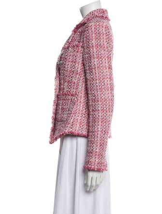 LoveShackFancy Tweed Pattern Blazer