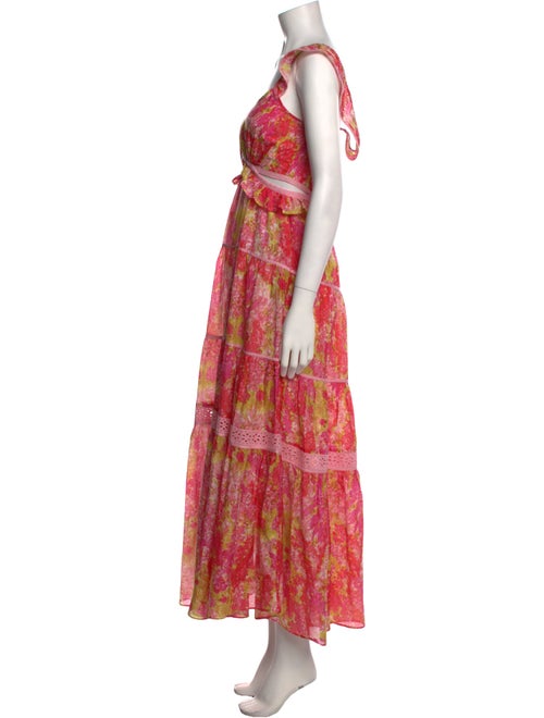 LoveShackFancy Printed Long Dress