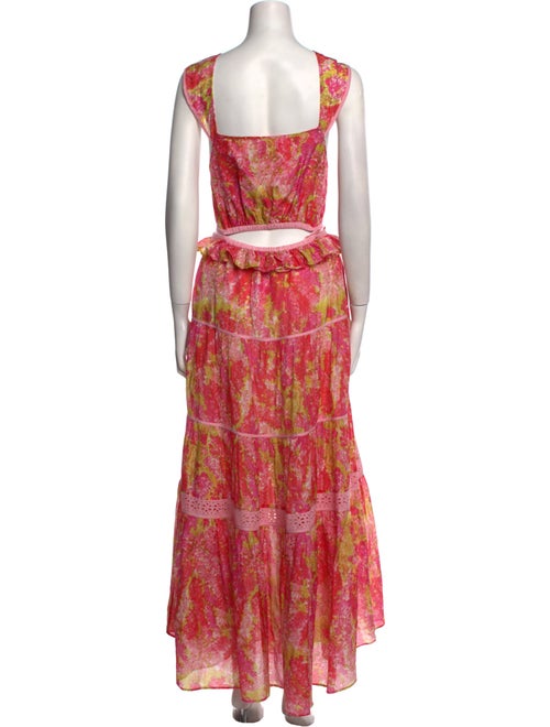 LoveShackFancy Printed Long Dress