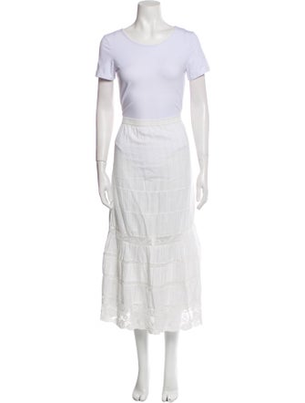 LoveShackFancy Lace Trim Embellishment Skirt Set