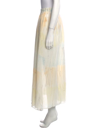 LoveShackFancy Silk Long Skirt