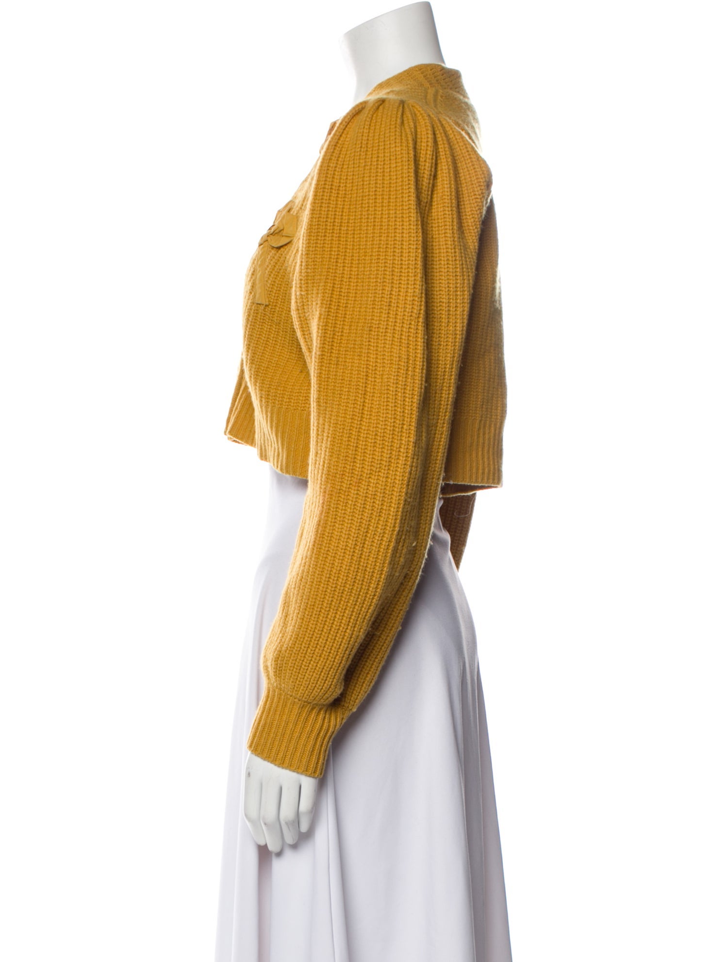 LoveShackFancy Cashmere V-Neck Sweater