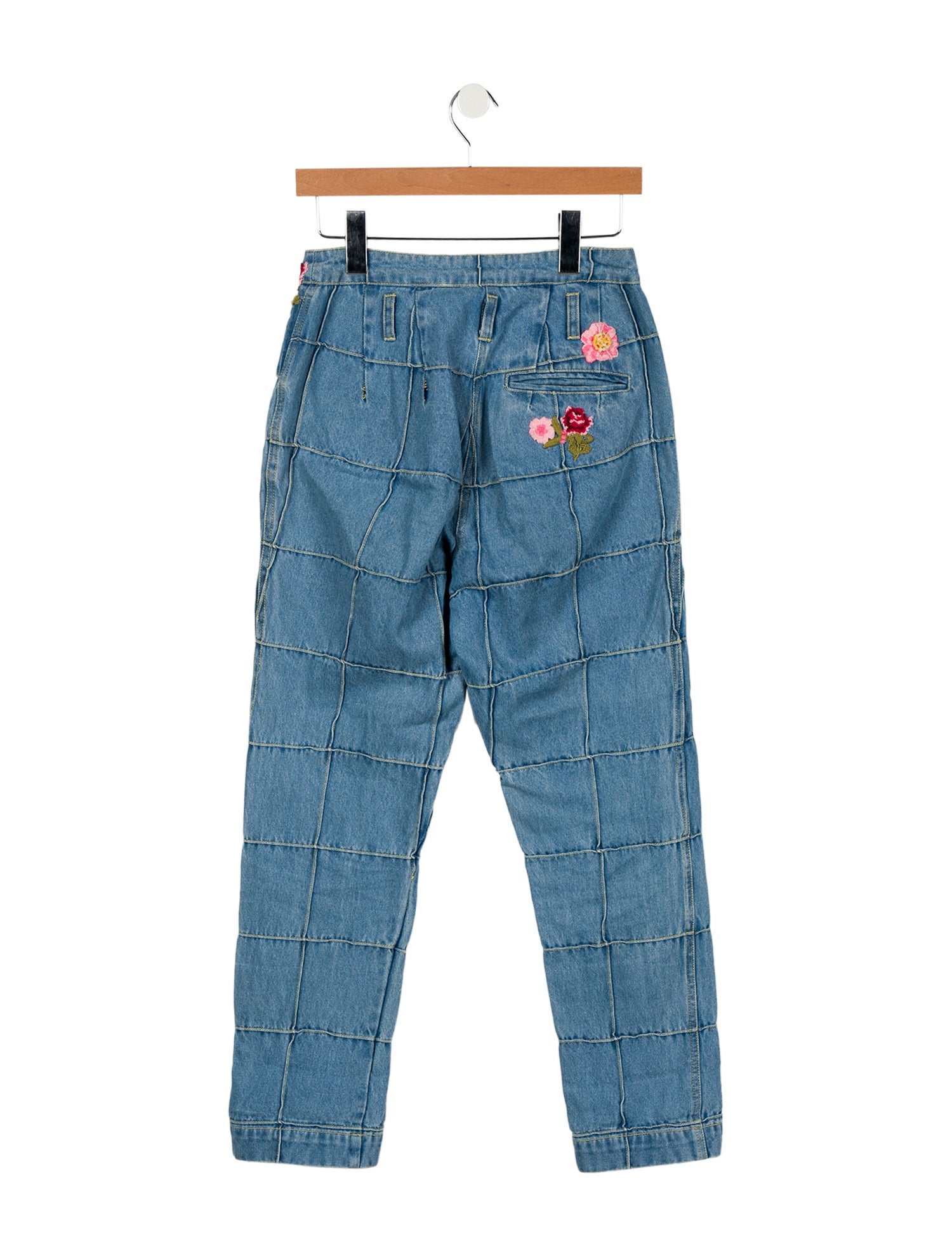 LoveShackFancy High-Rise Straight Leg Jeans w/ Tags