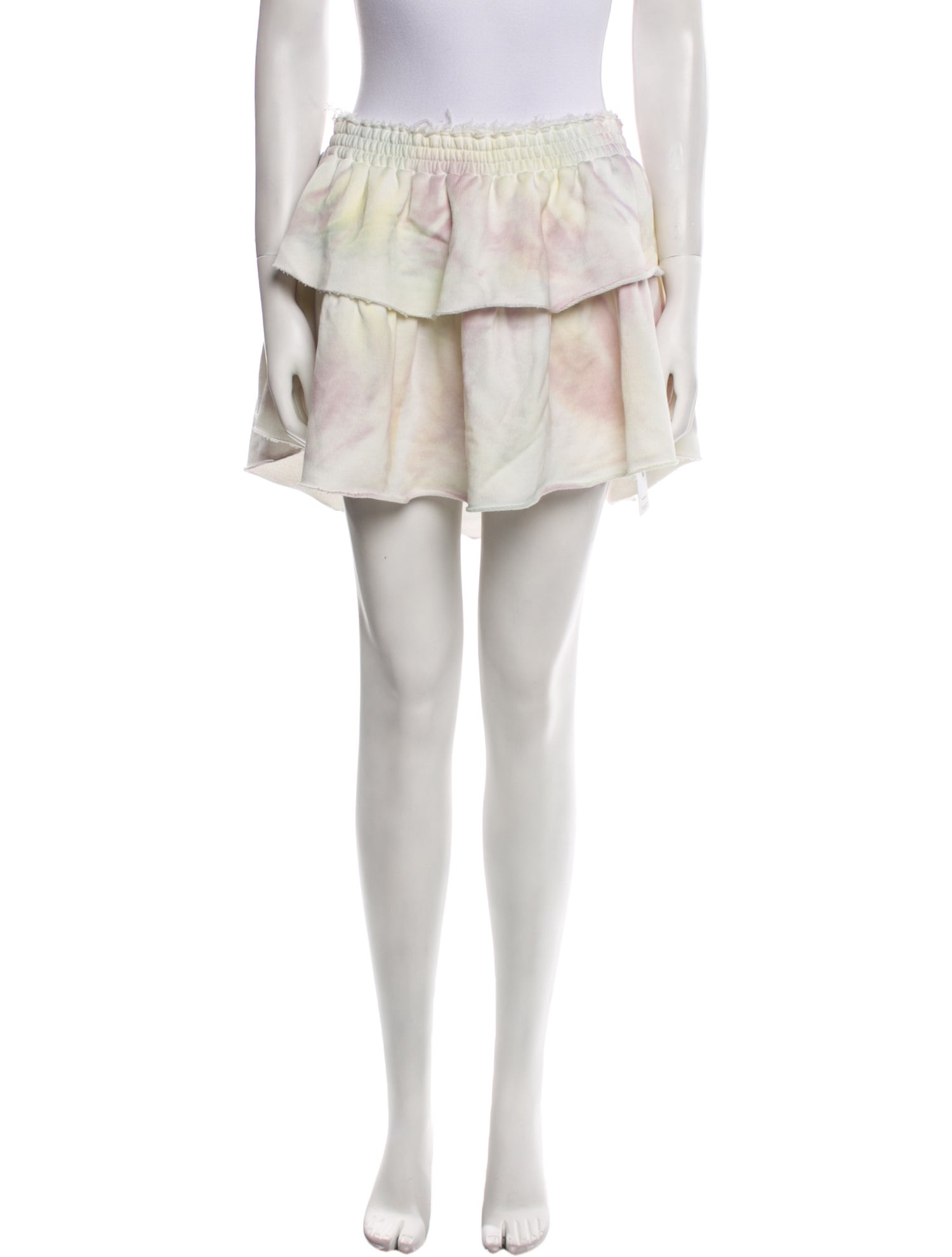 LoveShackFancy Printed Mini Skirt