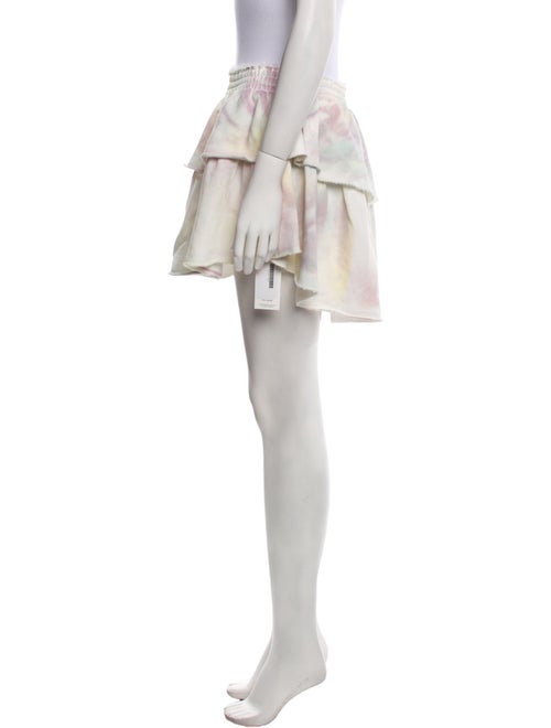 LoveShackFancy Printed Mini Skirt