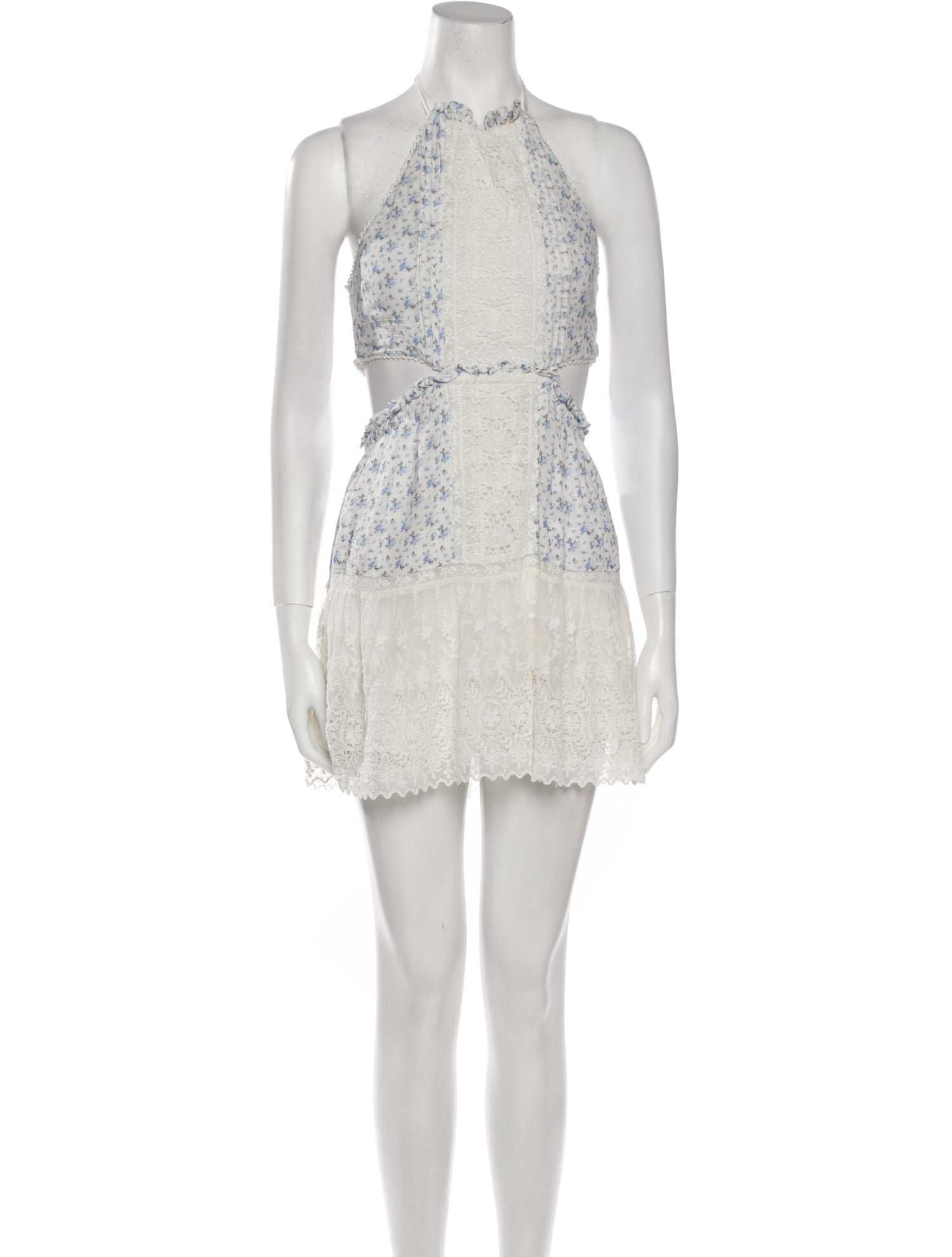 LoveShackFancy Lace Pattern Mini Dress w/ Tags