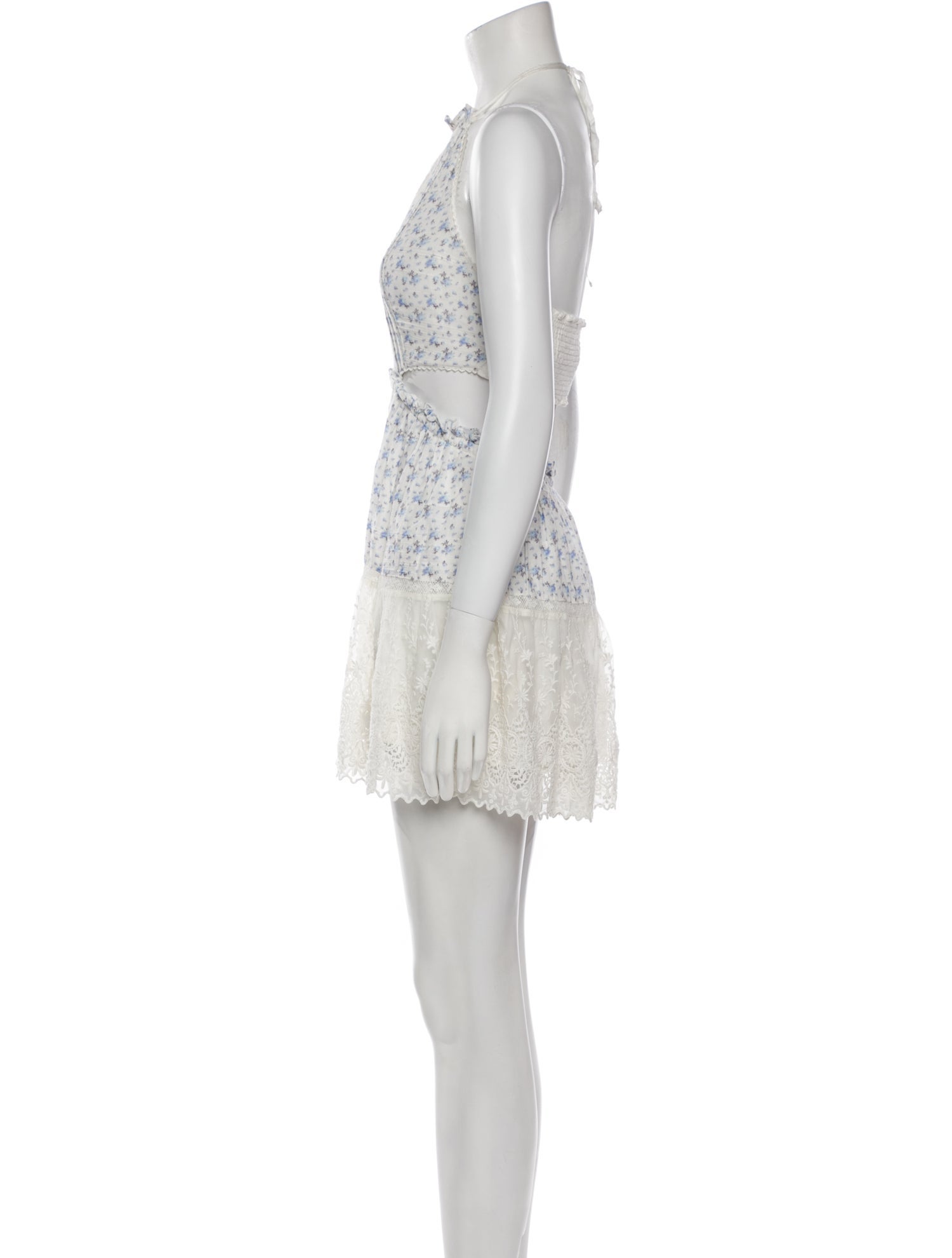 LoveShackFancy Lace Pattern Mini Dress w/ Tags