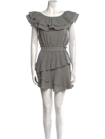 LoveShackFancy Dresses Houndstooth Print Mini Dress S