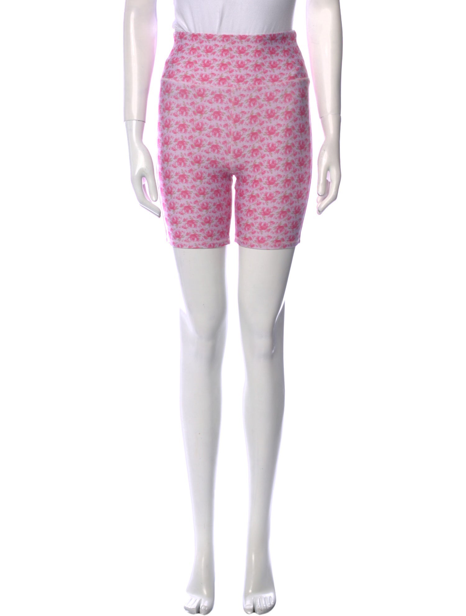 LoveShackFancy Floral Print Mini Shorts